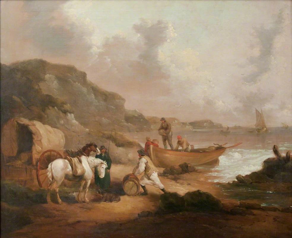Contrabbandieri su una spiaggia - National Trust